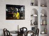 Einstein in the Bar Glass Wall Art || Designers Collection.
