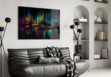 Color Stream Glass Wall Art || Designers Collection.