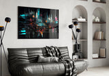 Color Sticks Glass Wall Art || Designers Collection.