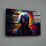 Shadow of Color Sticks Glass Wall Art || Designer Collection.