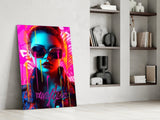 Stylish Woman Glass Wall Art || Designer Collection.