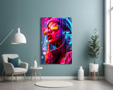 Stylish Woman Glass Wall Art || Designer Collection.