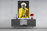 "I Told You" - Einstein Glass Wall Art || Designer Collection.