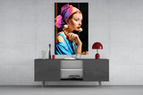 Girl With A Pearl Earring Glass Wall Art || Designer Collection.