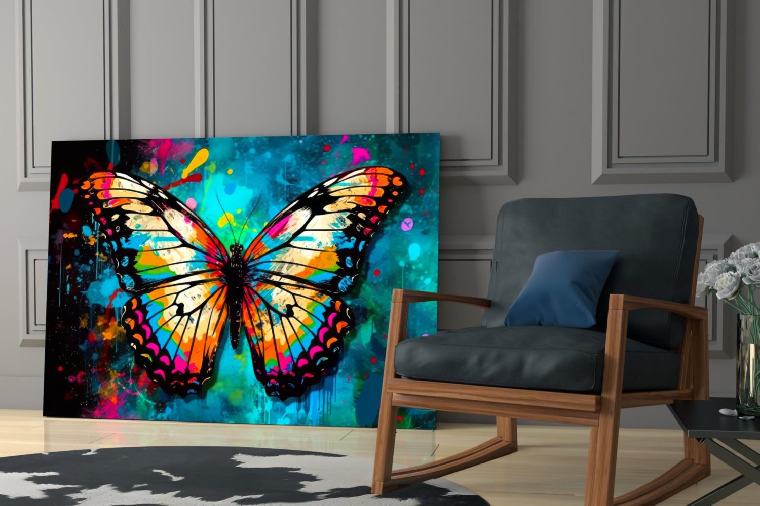 TULUP TABLEAU MURALE Impression sous verre 125x50 Poisson TULUP TABLEAU MURALE Impression sous verre 125x50 Poisson