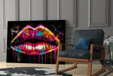 Lips Glass Wall Art || Designer Collection.