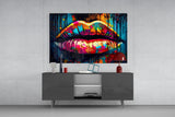 Lips Glass Wall Art || Designer Collection.