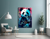 Rich Panda Glass Wall Art || Designer Collection.