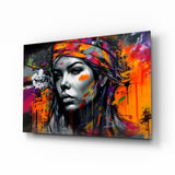 Peaceful Mind Glass Wall Art || Designers Collection.