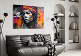 Peaceful Mind Glass Wall Art || Designers Collection.