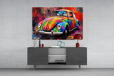 Colorful VW Glass Wall Art || Designer Collection.