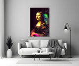 Mona Lisa V2 Glass Wall Art || Designer Collection.
