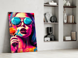 Lollipop Glass Wall Art || Designer Collection.