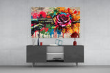 Rose Bullet Glass Wall Art || Designer Collection.