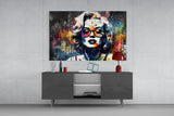 Marilyn Monroe Glass Wall Art || Designer Collection.