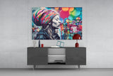 Peaceful Mind Glass Wall Art || Designer Collection.
