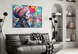 Peaceful Mind Glass Wall Art || Designer Collection.