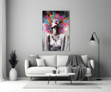 Colors in My Head Glass Wall Art || Designer Collection.