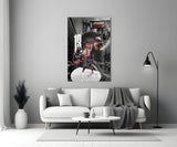 James Harden Glass Wall Art || Designer Collection.