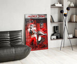 NFL - Mahomes x Brady Glass Wall Art || Designer Collection.