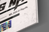 NFL Finals Glass Wall Art || Designer Collection.