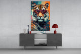 Cool Tiger Glass Wall Art || Designer Collection.