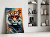 Cool Tiger Glass Wall Art || Designer Collection.