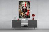 Kratos Glass Wall Art || Designer Collection.