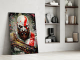 Kratos Glass Wall Art || Designer Collection.