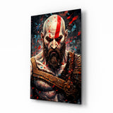 Kratos Glass Wall Art || Designer Collection.