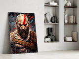 Kratos Glass Wall Art || Designer Collection.