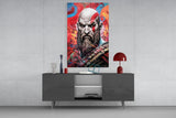 Kratos Glass Wall Art || Designer Collection.