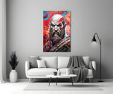 Kratos Glass Wall Art || Designer Collection.