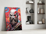 Kratos Glass Wall Art || Designer Collection.