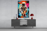 Astronaut Glass Wall Art || Designer Collection.