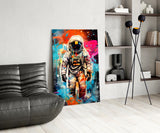 Astronaut Glass Wall Art || Designer Collection.