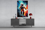 Astronaut Glass Wall Art || Designer Collection.