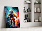 Astronaut Glass Wall Art || Designer Collection.