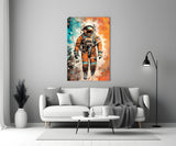 Astronaut Glass Wall Art || Designer Collection.