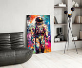 Astronaut Glass Wall Art || Designer Collection.