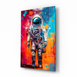Arte de pared de vidrio de Astronauta || Collezione di design