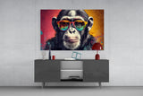 Cool Monkey Glass Wall Art || Designer Collection.