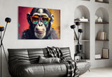 Cool Monkey Glass Wall Art || Designer Collection.