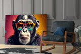 Cool Monkey Glass Wall Art || Designer Collection.