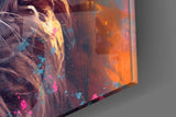 Cool Lion Glass Wall Art || Designer Collection.