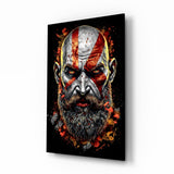 Kratos Glass Wall Art || Designer Collection.