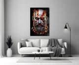 Kratos Glass Wall Art || Designer Collection.