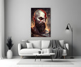 Kratos Glass Wall Art || Designer Collection.
