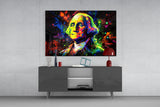 Benjamin Franklin Glass Wall Art || Designer Collection.