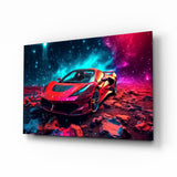 Ferrari Glass Wall Art || Designer Collection.